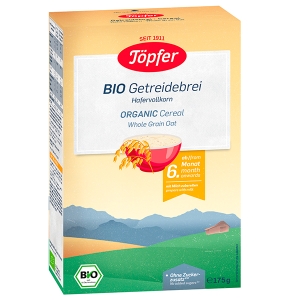 Cereal Orgánico Instantáneo de Avena Integral. 175 gr.